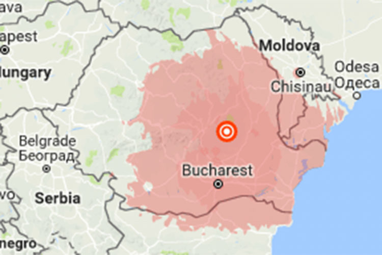 Rumuniju pogodio potres magnitude 5.8