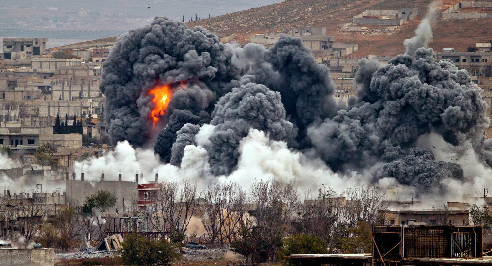 Bombardovanje SAD kolacije u Siriji