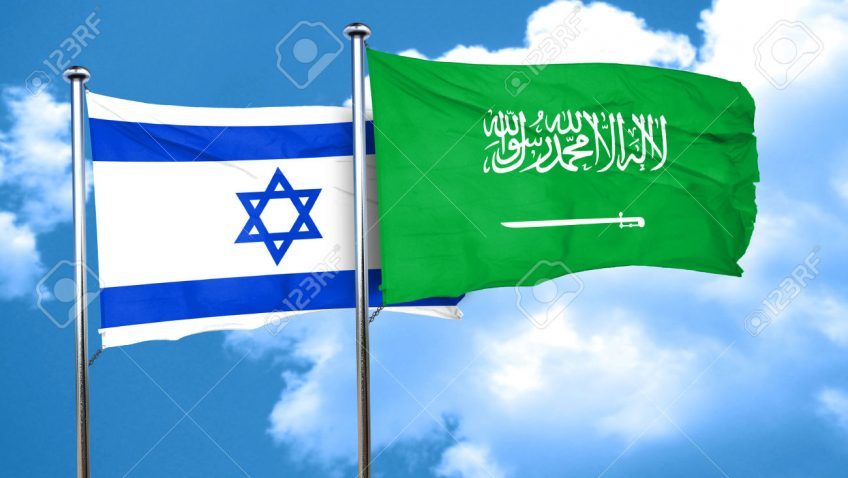 Izraelska i saudijska zastava