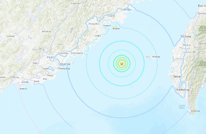 Plitak i snažan potres magnitude 6.2 pogodio Tajvanski moreuz