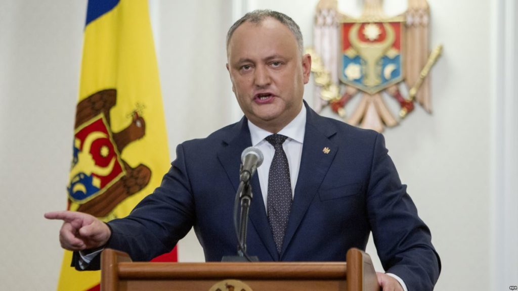 Predsjednik Moldavije Igor Dodon