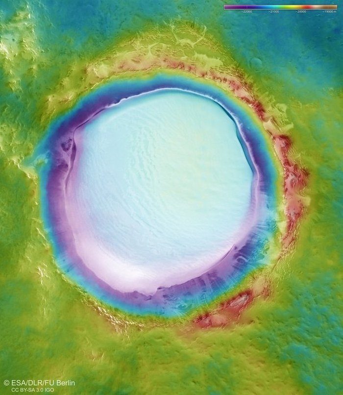 krater leda Mars