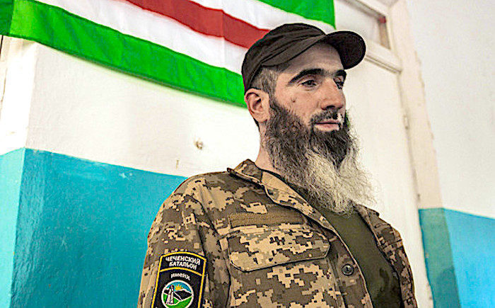 Zapovjednik čečenske postrojbe Sheikh Mansur, Ukrajina