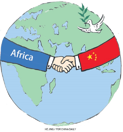 kina i afrika