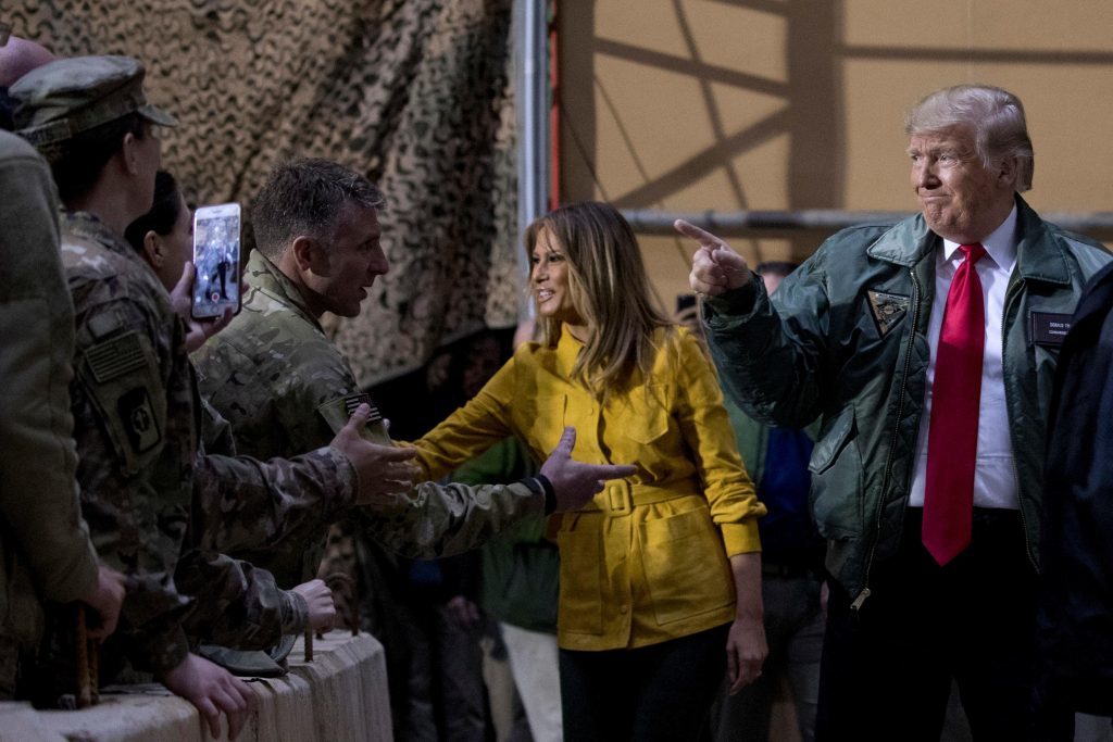 Klikni za povećanje Donald i Melanija Tramp