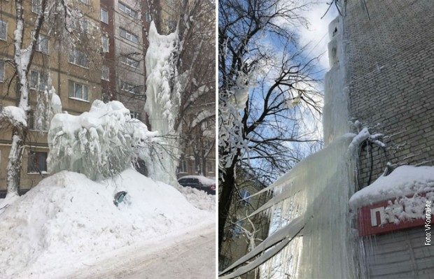 Rekordne oborine i niske temperature zamrznule grad na jugu Rusije