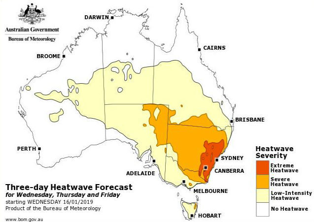 rekordne temperature australija