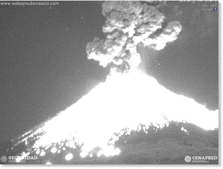 Meksički vulkan Popocatepetl ponovo se aktivirao