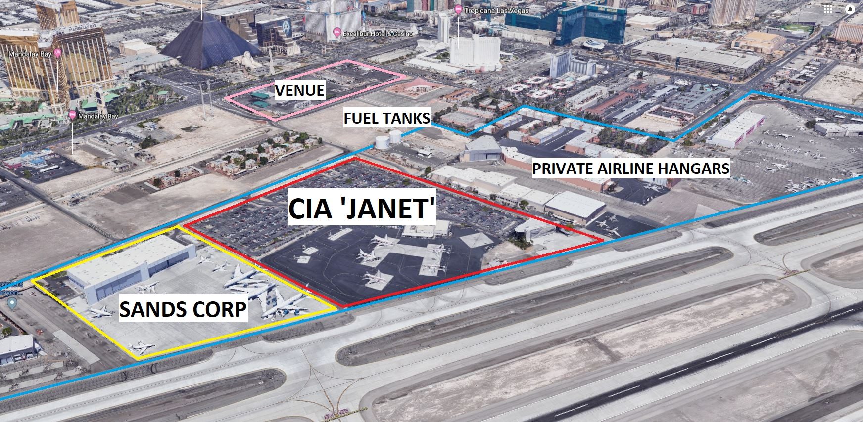 CIA JANET Vegas airport shooting