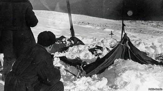 Šator Dyatlov grupe, kako je otkriven 26. veljače 1959