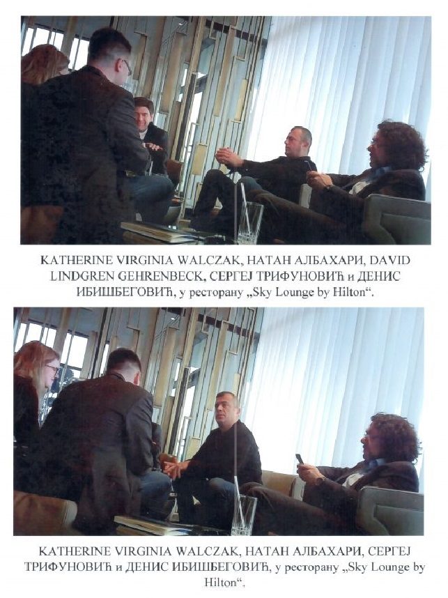 Sergej Trifunović u društvu Davida Lindgrena Gehrenbecka