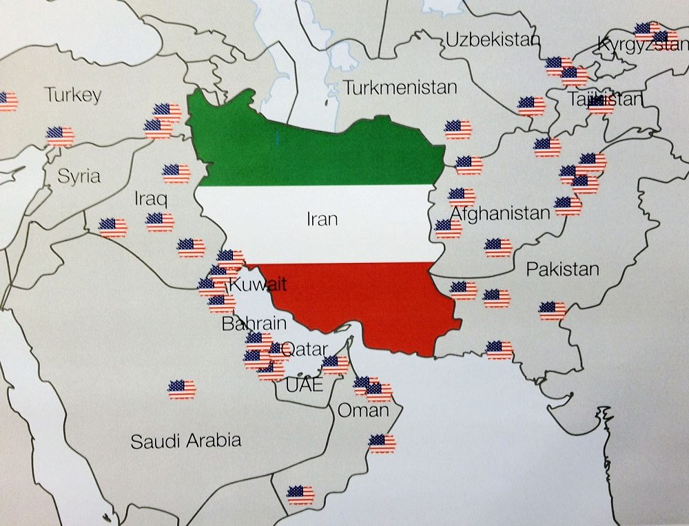 Americke baze oko Irana