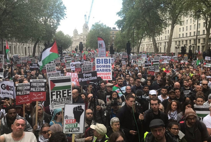 prosvjedi za palestinu london