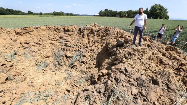 polje u njemačkoj eksplozija