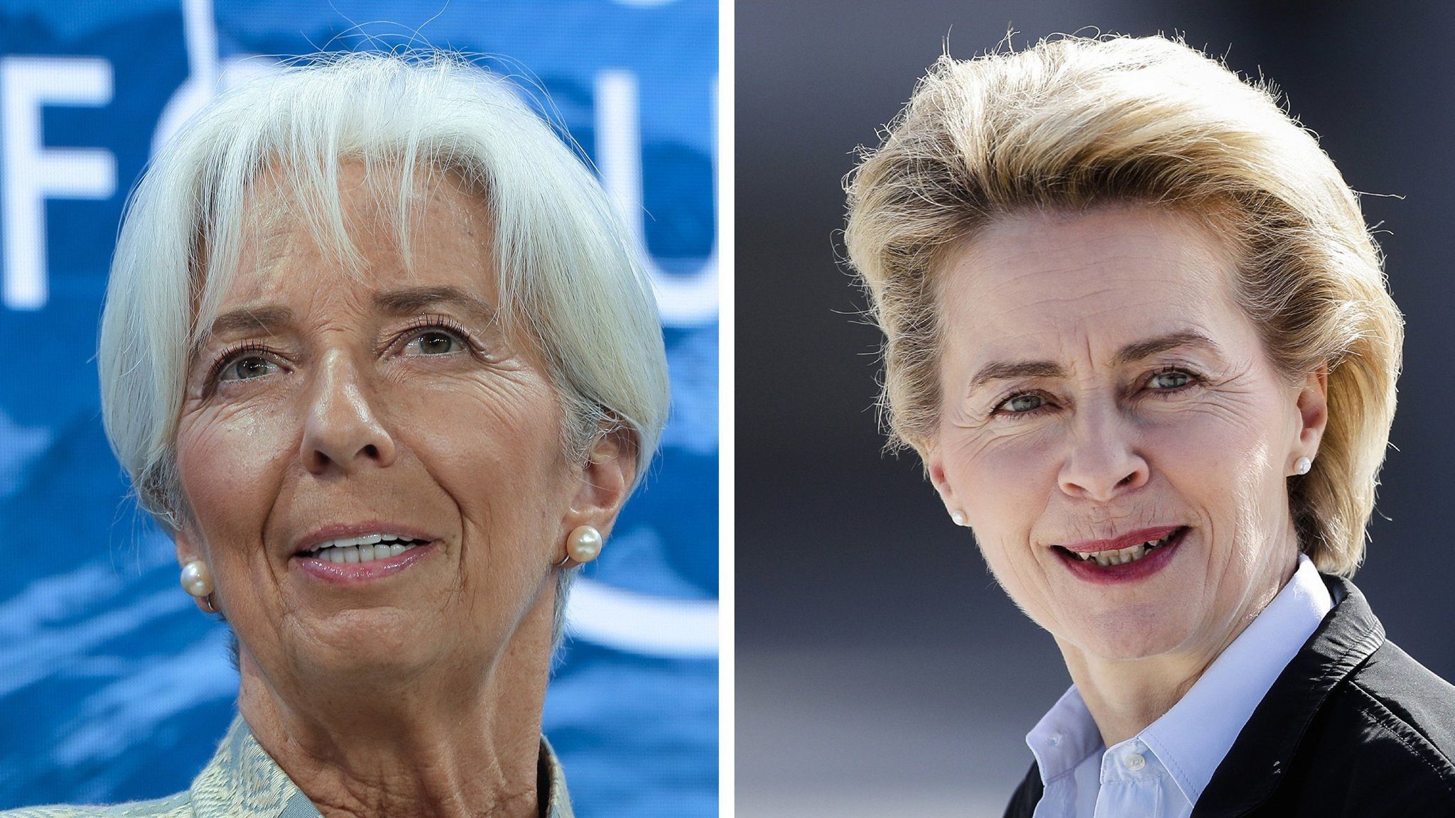 Christine Lagarde (lijevo) i Ursula von der Leyen