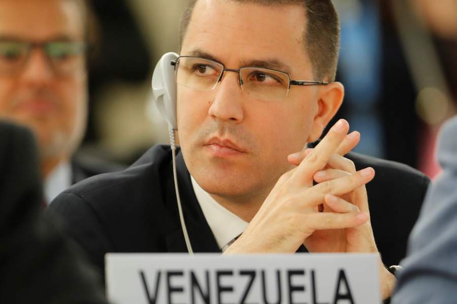 Venecuelanski ministar vanjskih poslova Arreaza nazočio je Vijeću UN-a za ljudska prava u Ženevi, u Švicarskoj 2018. godine