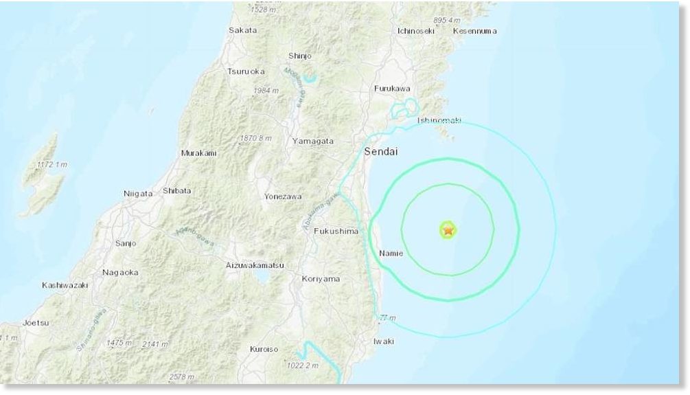 potres fukushima japan