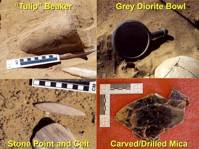Grobovni artefakti, iskopavanja 2001-2003.
