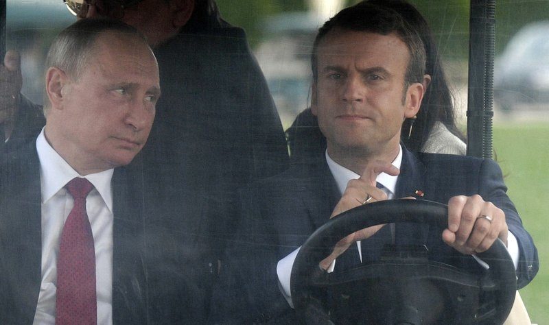 putin i macron