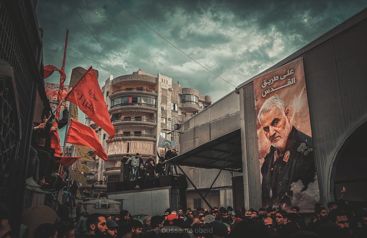 Soleimani mural billboard tehran iran