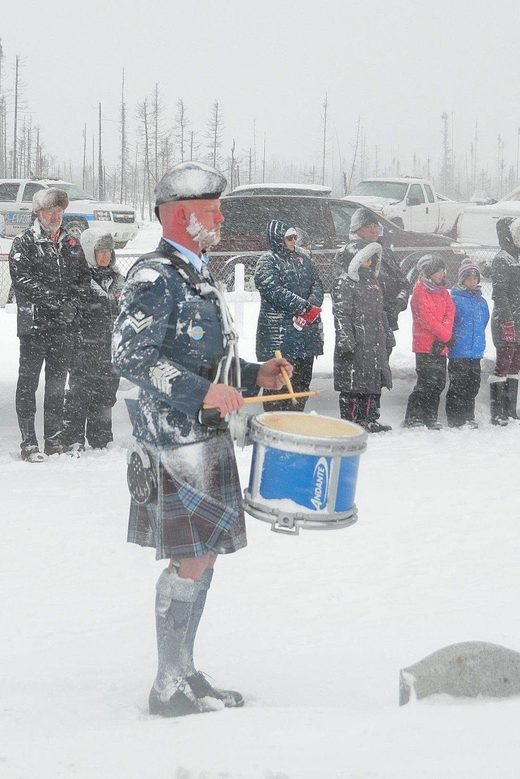 It's never too cold for a kilt