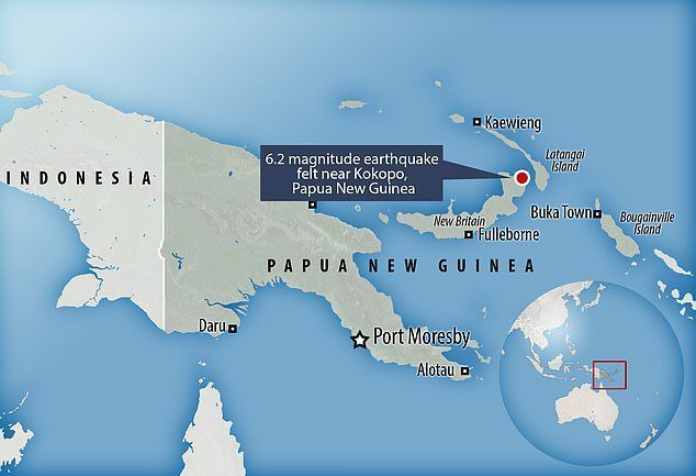 potres papua nova gvineja