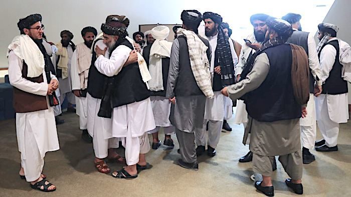 Članovi talibanske delegacije u Dohi u Kataru