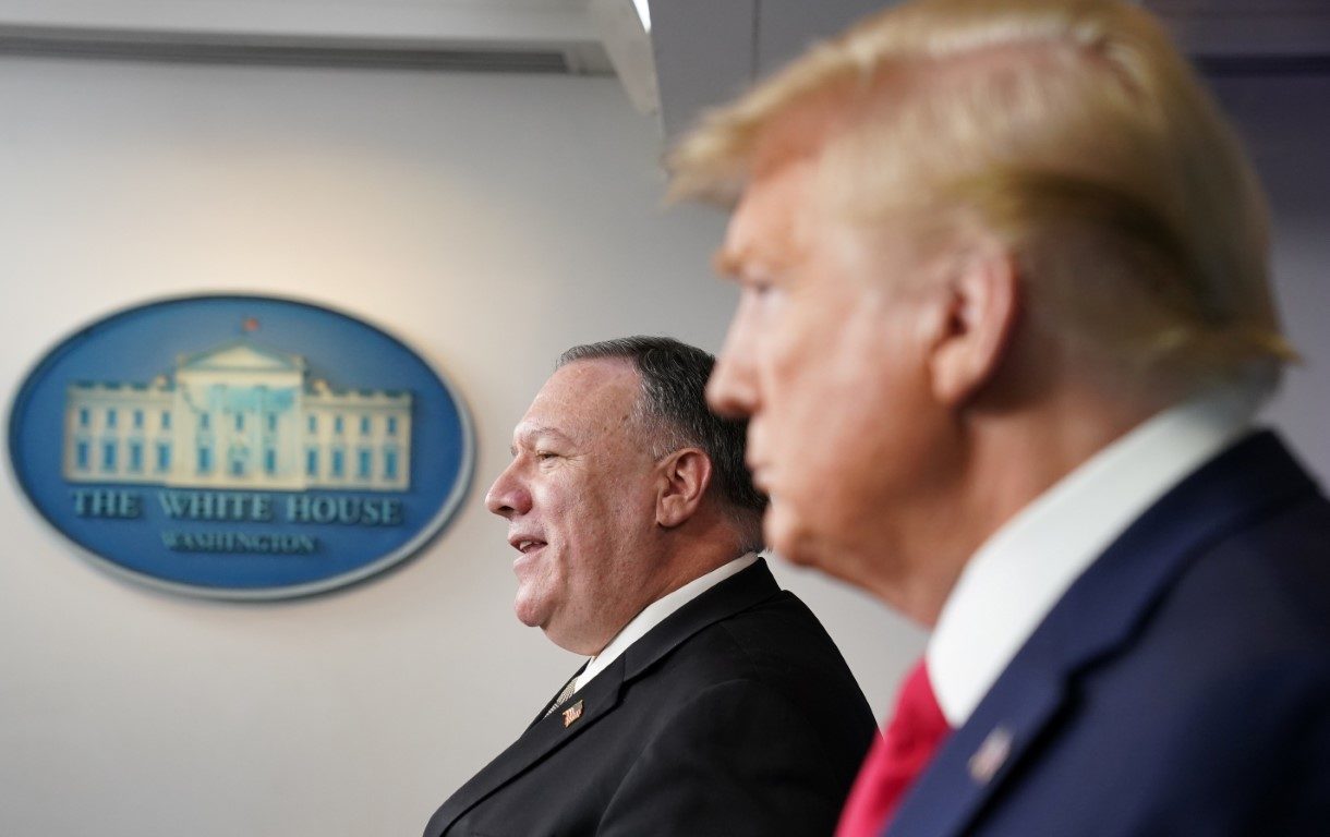 trump and pompeo