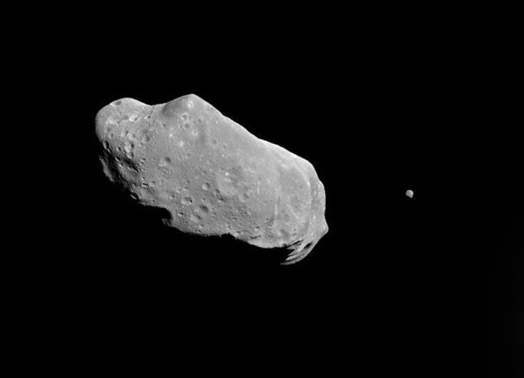 Ilustracija asteroida u svemiru