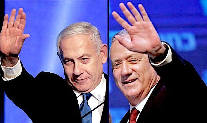 Benjamin Netanyahu • Benny Gantz