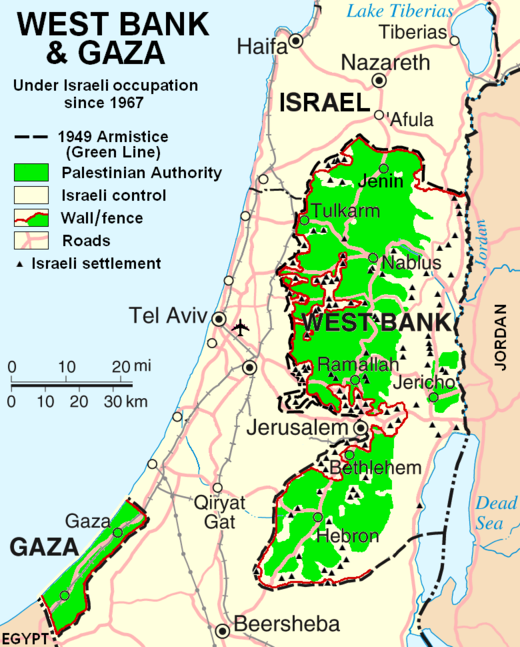 Zapadna obala i Pojas Gaze