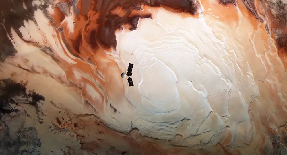 Ledeni južni pol Marsa