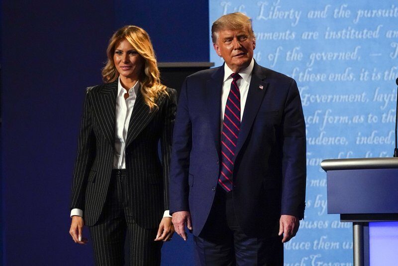 Klikni za povećanje melanija i trump