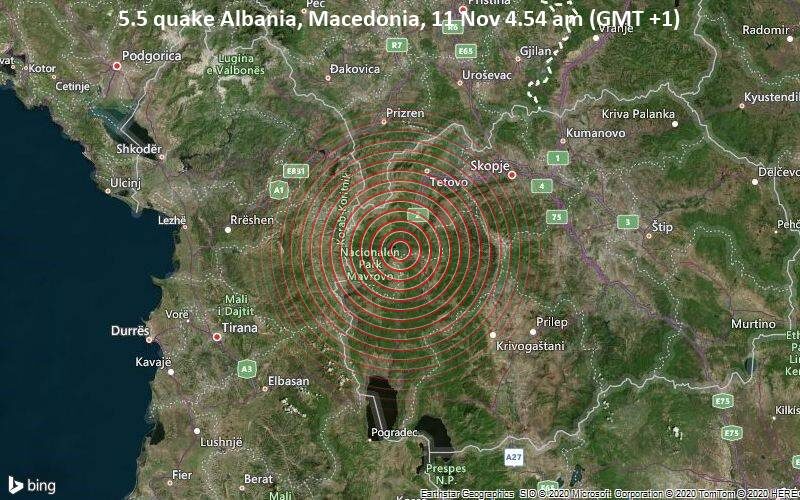 potres makedonija