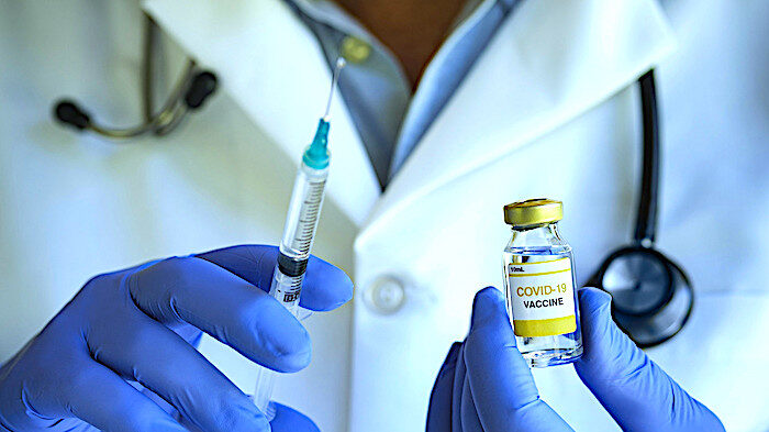 vaccine and needle