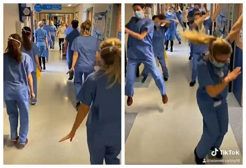 osoblje bolnice pleše