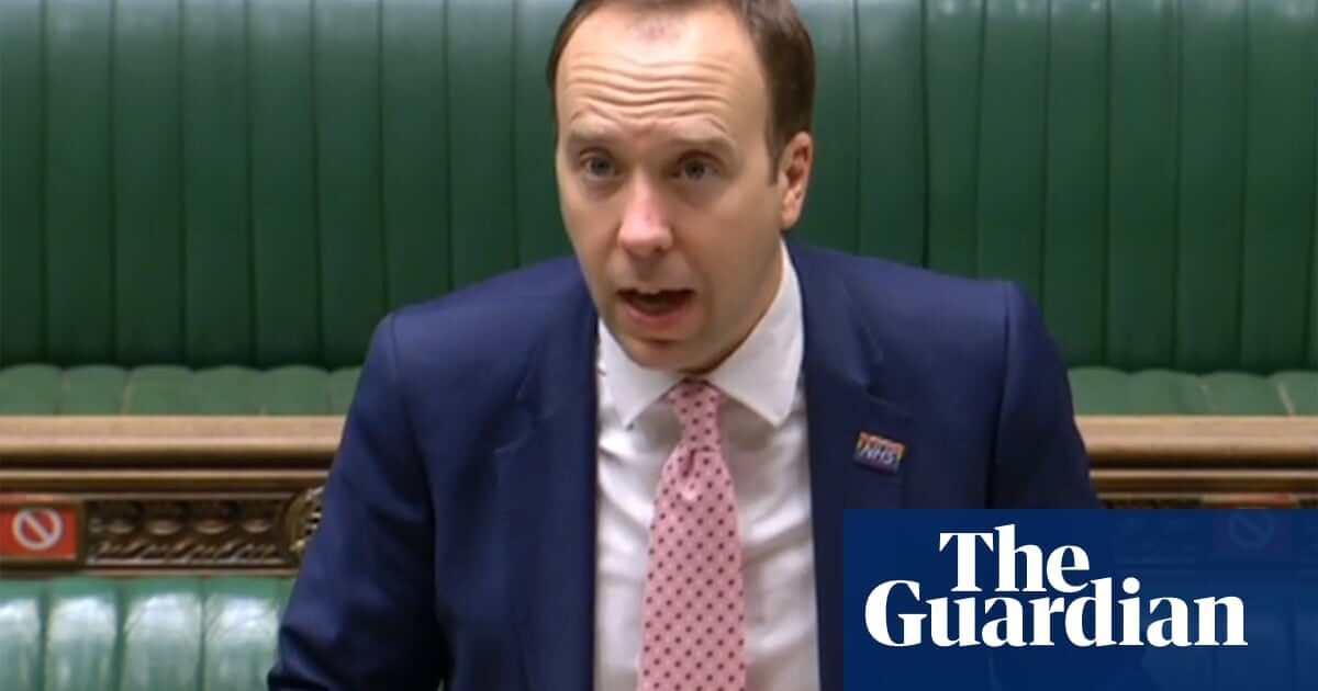 Britanski ministar zdravstva Matt Hancock