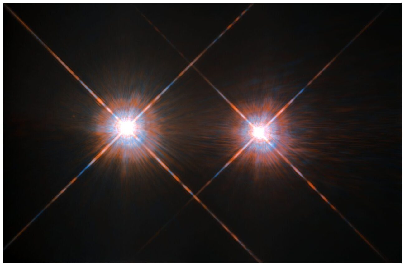 Slika Alpha Centauria od strane svemirskog teleskopa Hubble.