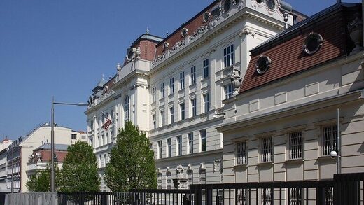 Zgrada američkog veleposlanstva u Beču, Austrija.