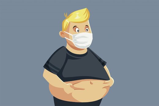 mask overweight fat