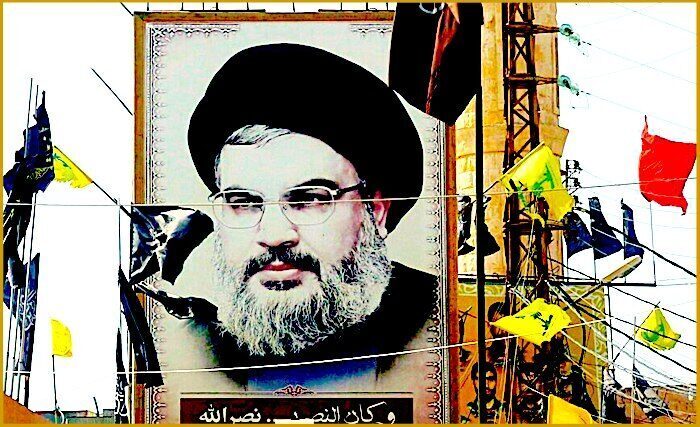Portret libanskog šiitskog pokreta Hezbollah, Hassan Nasrallah