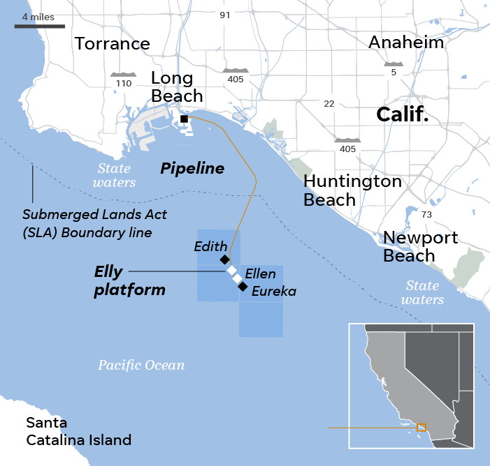 izlijevanje nafte kalifornija