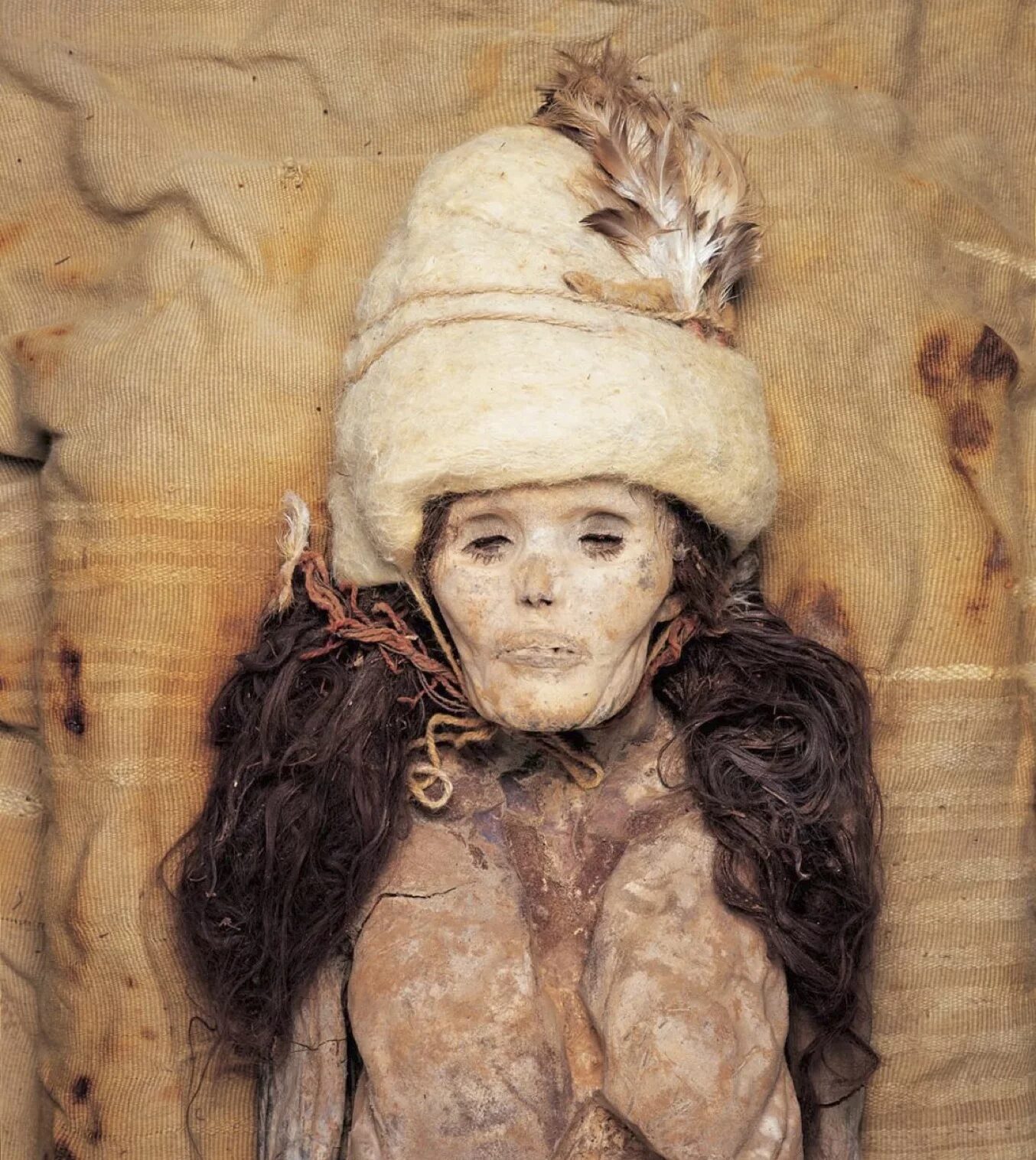 mummified woman