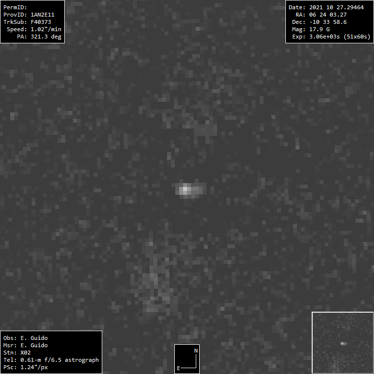 Comet P/2021 U3 (Attard-Maury)