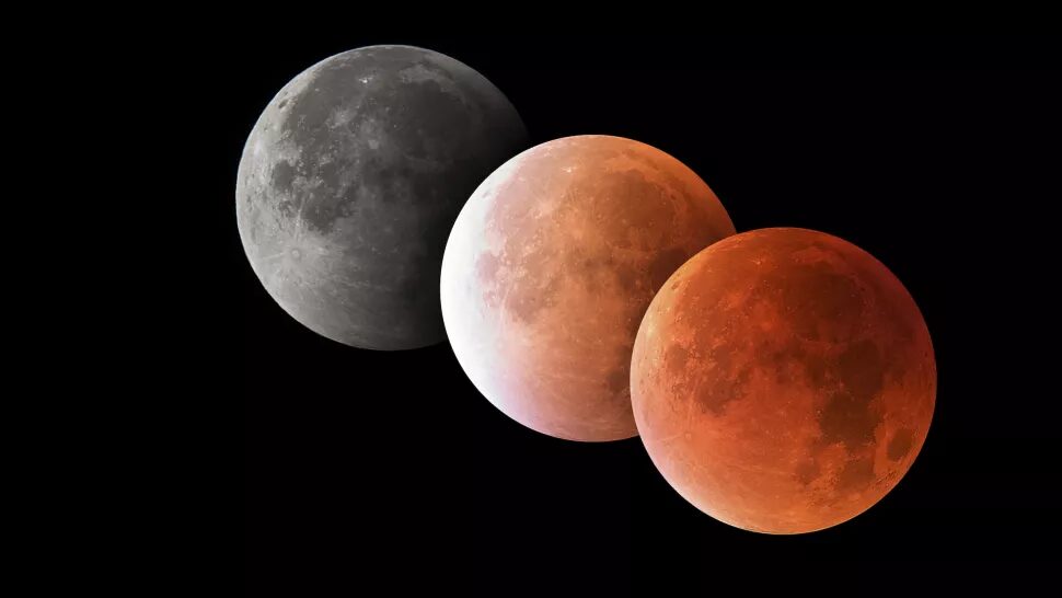 lunar eclipse colors