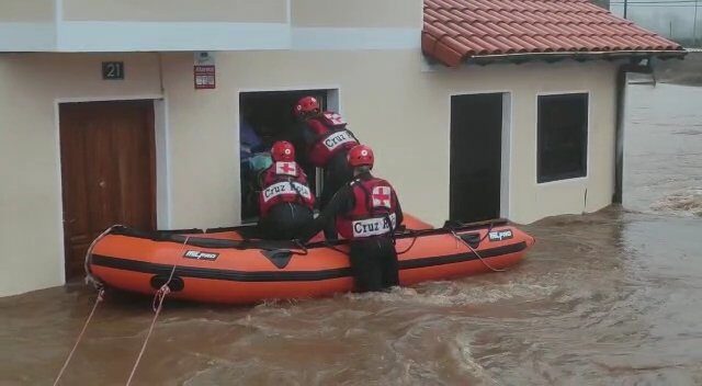 Floods in Cantabria, Spain, November 2021.