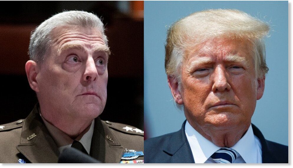 Mark Milley (lijevo) i Donald Trump
