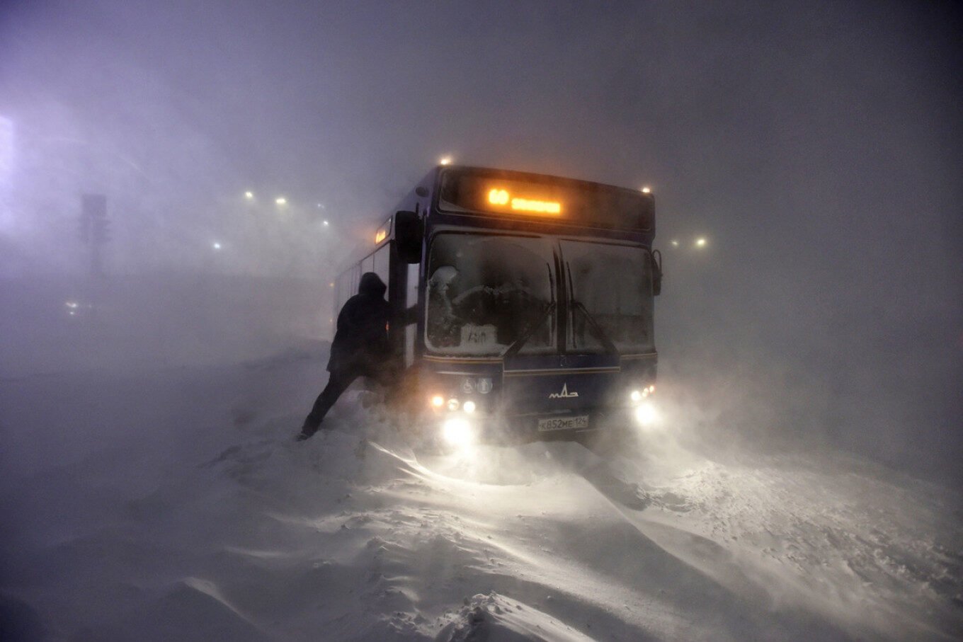 snow Norilsku