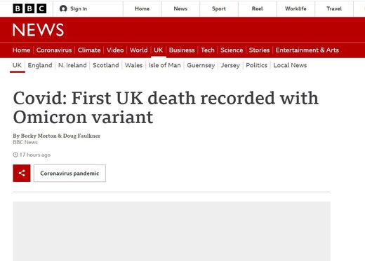 bbc omicron
