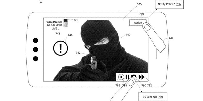 Amazon Ring’s mock-up storyboard 1